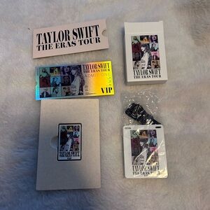 Taylor swift eras tour vip pin, ticket, light up land yard